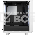 Компьютерный корпус без блока питания Fractal Design Meshify 2 Compact RGb TG Light Tint, Midi-Tower, 4x120мм RGb, 2xUSB-A 3.2 + 1xUSB 3.2 Type-C ATX, mATX, mITX белый, фото5