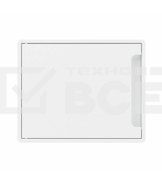 Щиток настенный FRAME DKC F08W1WW 8мод. с бел. дверцей с 2 шинами PEN на 6 и 8 отверст. белый