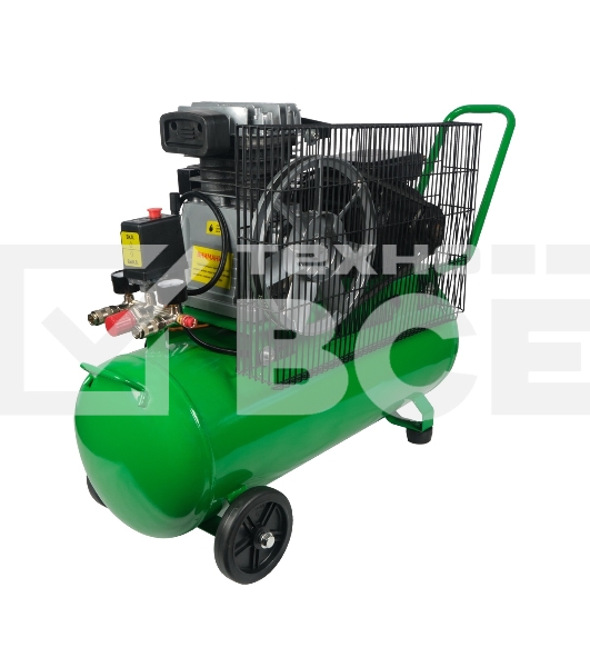 Компрессор ременной КАЛИБР КМ-2100/50РУ поршневой масляный, 2100 Вт, 275л/мин, 10 бар