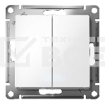 Механизм выключателя 2-кл. AtlasDesign (сх.5) 10АХ бел. SchE ATN000151, фото2