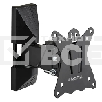 Кронштейн для телевизора Kromax CASPER-102 черный, 10'-32' макс. 25 кг, настенный, поворот и наклон, фото 1