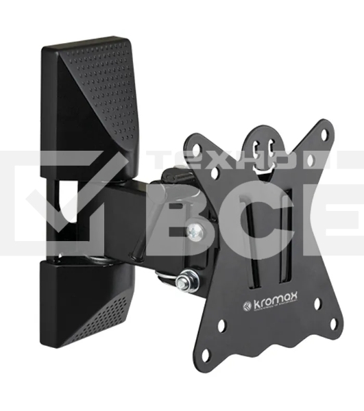 Кронштейн для телевизора Kromax CASPER-102 черный, 10'-32' макс. 25 кг, настенный, поворот и наклон