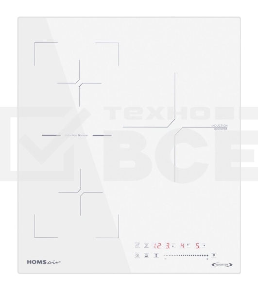 Индукционная варочная панель HOMSair HIC43SWH Inverter