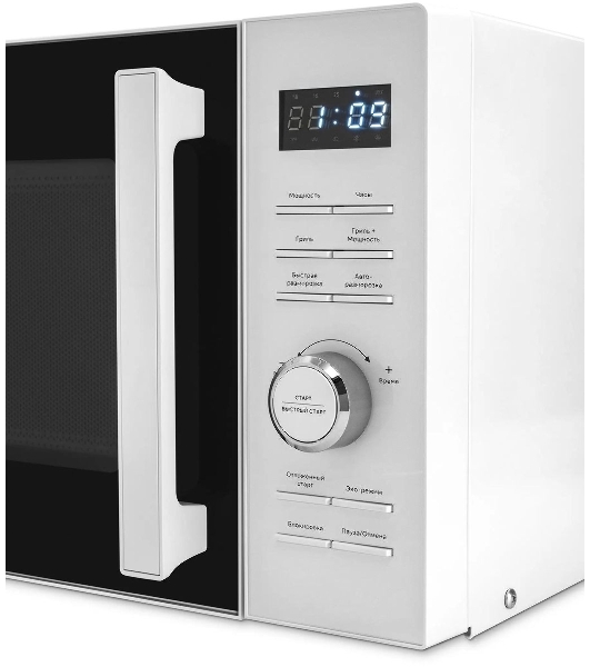 Микроволновая печь Vitek VT-MW1825 белый, 25 л, 900 Вт, переключатели - кнопки, поворотный механизм