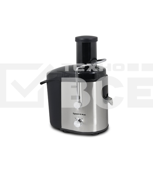 Соковыжималка Zigmund & Shtain EJ-751 стальной/чёрный, центробежная, 1000 Вт, 900 мл, механическое