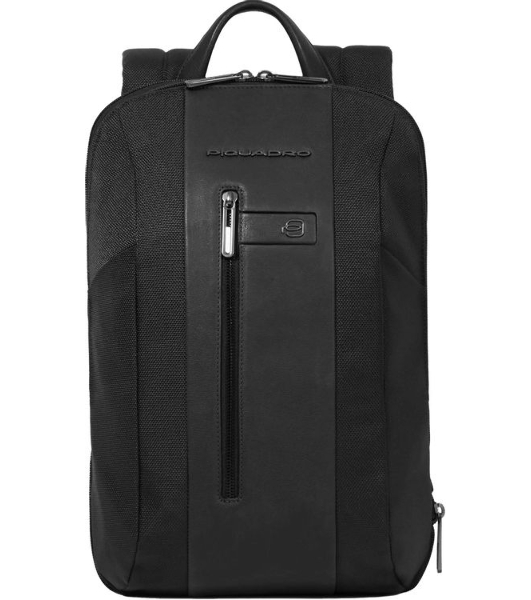 Рюкзак Piquadro Brief2 CA6384BR2/N черный нейлон/натур.кожа