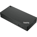 USB-концентратор Lenovo ThinkPad 40AY0090EU, USB Type-C, USB/USB Type-C/RJ-45/HDMI/DisplayPort/mini-jack 3.5мм, USB, фото 1
