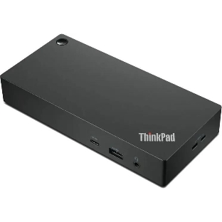 USB-концентратор Lenovo ThinkPad 40AY0090EU, USB Type-C, USB/USB Type-C/RJ-45/HDMI/DisplayPort/mini-jack 3.5мм, USB