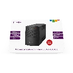 Источник бесперебойного питания CBR UPS-TWP-101EJ-650 / 650ВА / 390Вт, Schuko CEE 7 x2 outlets, USB Type-B, RJ11/45, фото2