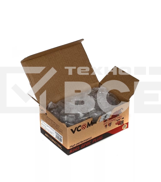 Коннекторы RJ-45 COM VNA2200-1/100 для UTP кабеля 5 кат. ( 100 шт.)