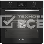Духовой шкаф электрический Indesit IFE 3644 BL черный, фото 1