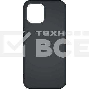 Чехол (клип-кейс) BoraSCO для Apple iPhone 12 mini черный (матовый) (39168)