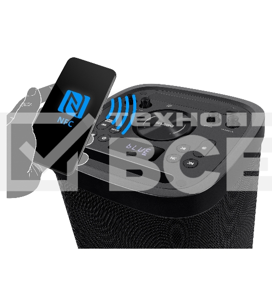 Мобильные колонки Sven PS-930 2.0 чёрные 2x75 W  Bluetooth