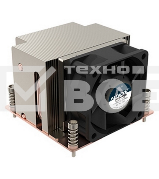 Кулер для процессора Alseye AS-V15 серебристый, 60 мм, алюминий/медь, 8000 об/мин, 52.5 дБ, 4 pin, 200 Вт, 65.5 мм