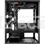 Компьютерный корпус 1STPLAYER TRILOBITE T3 Black / mATX, TG / 4x 120mm LED fans inc. / T3-BK-4F1, фото10