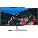 Монитор 34' Dell UltraSharp U3423WE IPS 3440x1440, 60 Гц, 8 мс, 21:9, 300 кд/м2, 2xHDMI, 1xDP, изогнутый, черный/серебристый, фото2