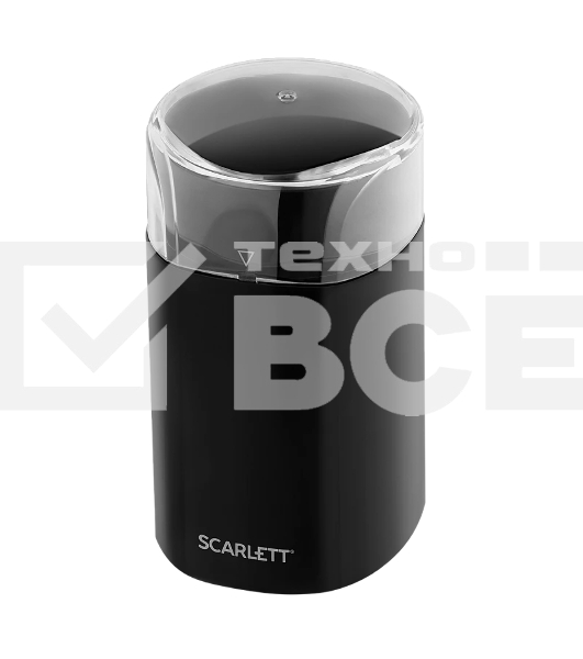 Кофемолка Scarlett SC-CG44505 160Вт сист.помол.:ротац.нож вместим.:60гр черный
