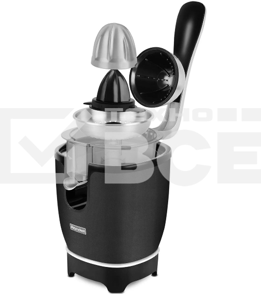 Соковыжималка цитрусовая Rondell 1500-RE-01, 85Вт, черный