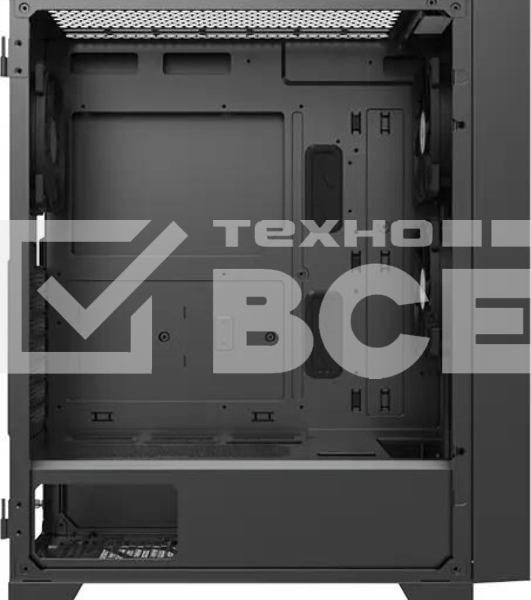 Компьютерный корпус Montech AIR 1000 LITE черный без БП ATX 1x120мм 3x140мм 2xUSB3.0 1xUSB3.1 audio bott PSU