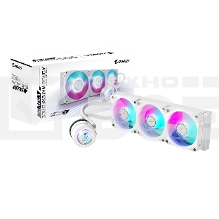 Система водяного охлаждения Gigabyte AORUS WATERFORCE X II 360I белый, 3 x 120мм ARGb Fan, sTR5, RTL (9JAWTX2360I-00-10)