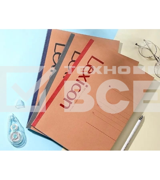 Тетрадь Deli 23217, A4, 80л, линейка, ассорти