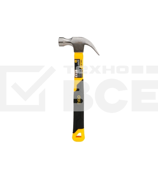 Молоток-гвоздодер Deli DL5002 500 гр Фибергласовая рукоять