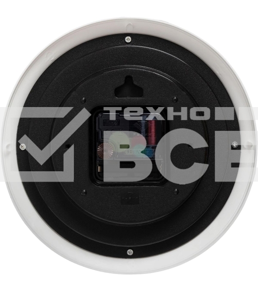 Часы настенные аналоговые Бюрократ WALLC-R80P D21см белый