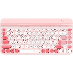 Клавиатура A4Tech Fstyler FBK30 розовый USB беспроводная BT/Radio slim Multimedia (FBK30 RASPBERRY), фото 1