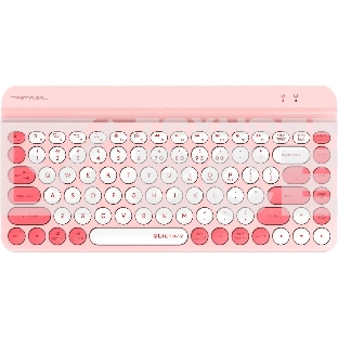 Клавиатура A4Tech Fstyler FBK30 розовый USB беспроводная BT/Radio slim Multimedia (FBK30 RASPBERRY)