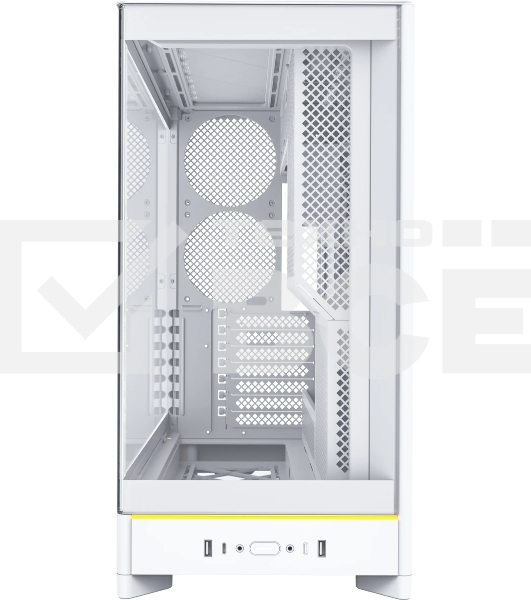 Компьютерный корпус Montech HS02 белый без БП ATX 4x140мм 2xUSB 3.0 audio bott PSU