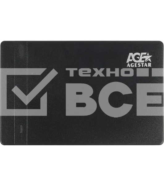 Внешний корпус для HDD AgeStar 3UB2P3 SATA III пластик черный 2.5