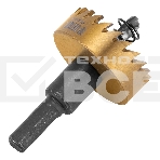 Коронка по металлу Denzel HSS, 40 мм, нитридтитановое покрытие, фото2