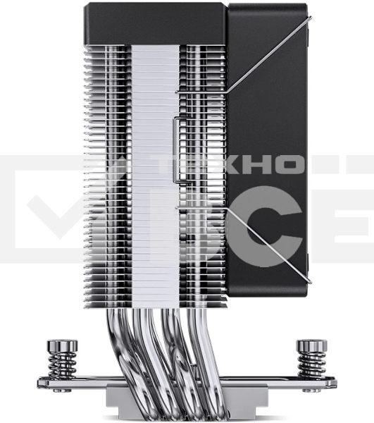 Кулер для процессора JONSBO CR-1400 V2 ARGb (180W, 4-pin PWM, 133мм, Al/Cu, 4x6мм, ARGb, 1x92мм, 38.2CFM, 33.8dBA, 2200RPM, S: 1700/1200/115X, AM4/AM5 черный)