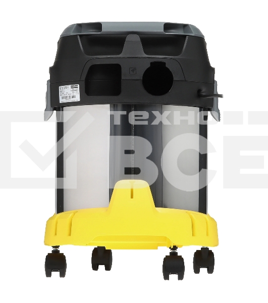 Строительный пылесос Karcher KWD 3 S V-15/4/20 AE *EU (уборка: сухая/влажная) желтый