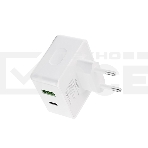 Сетевое зарядное устройство Maxvi CHL-603PD Type-C\USB 30W 6A (3A+3A) PD QC3.0, белый, фото 1