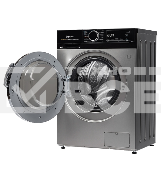 Стиральная машина Бирюса WMD-MX814/15 S серебристая, загрузка фронтальная 8кг, 1400 об/мин., класс: A