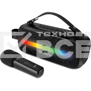Колонка портативная Sven PS-255 черный 12W 1.0 BT 3600mAh (SV-022563)