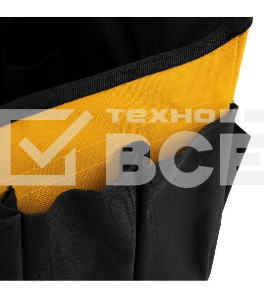 Переноска для инструмента Denzel 260х240х300 мм, 22 кармана, наплечный ремень