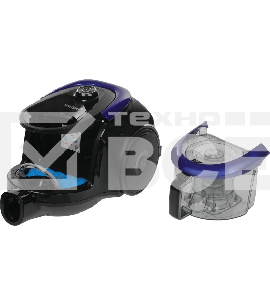 Пылесос Samsung VC18M21A0SB синий, 380/1800 Вт, уборка сухая, пылесборник контейнер 1.5 л