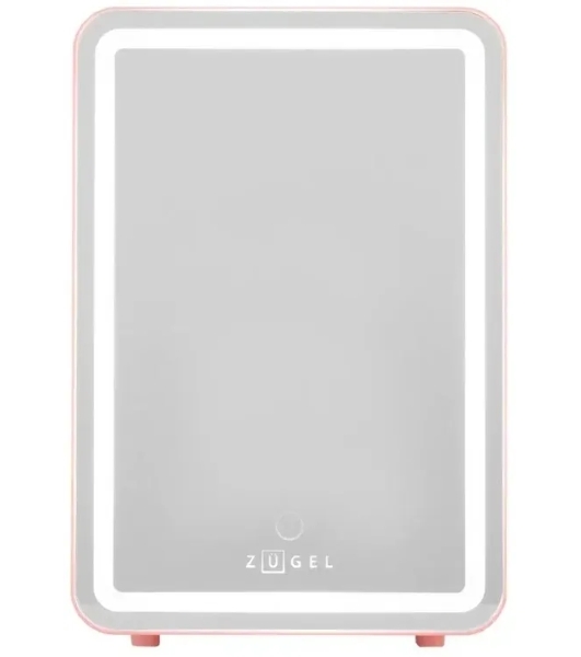 Холодильник для косметики ZÜGEL ZCR10 розовый однокамерный 10л