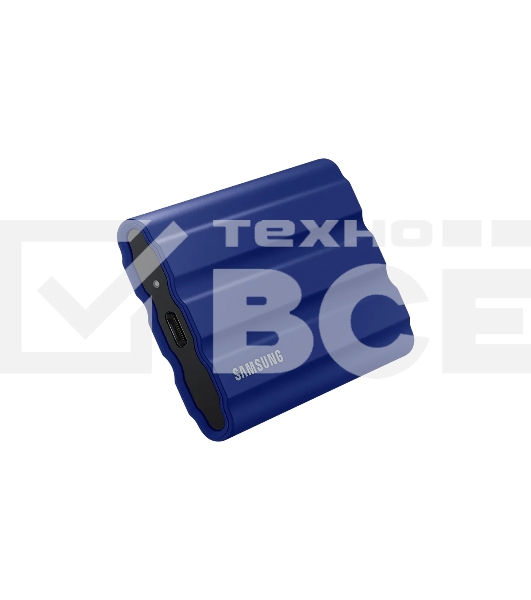 Накопитель SSD Samsung T7 Shield MU-PE1T0R/WW, USB3.2, 1ТБ, синий