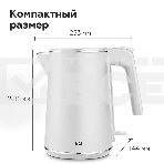 Чайник BQ KT1716P белый. Мощность:1800 Вт, Объем 1л, фото3