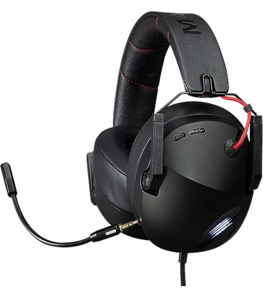 Гарнитура проводная игровая Mad Catz P.I.L.O.T. 5 черные (7.1, USB, RGB подсветка, 50 мм)