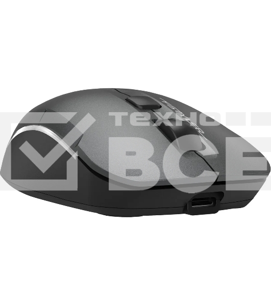 Мышь беспроводная A4Tech Fstyler FB26CS Air2 серый/черный, 2000 dpi, радиоканал, Bluetooth, USB, кнопки - 4