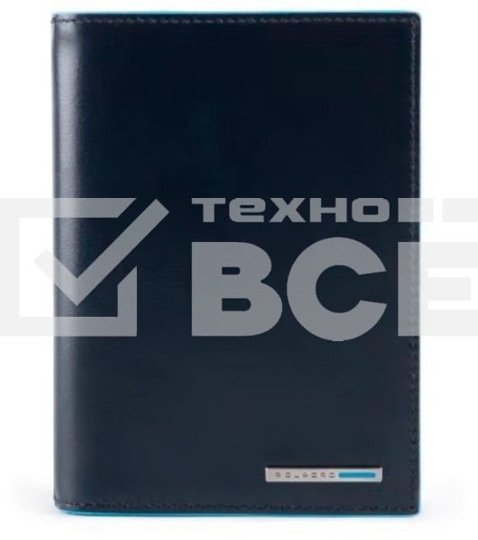 Обложка для документов Piquadro Blue Square PP5246B2R/BLU2 синий натур.кожа