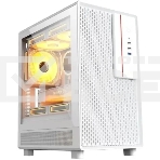 Компьютерный корпус Accord M3301 белый без БП mATX 1xUSB 2.0 1xUSB 3.0 1xUSB3.1 audio bott PSU, фото 1