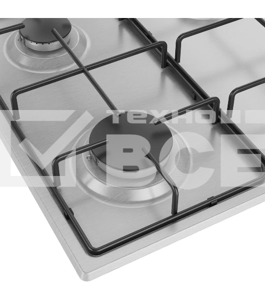Встраиваемая газовая варочная поверхность Beko HIGG 641C3 SX, Нержавеющая сталь
