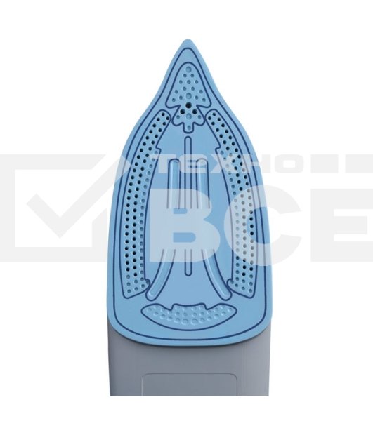 Утюг Centek CT-2323 серый/синий, 2800 Вт