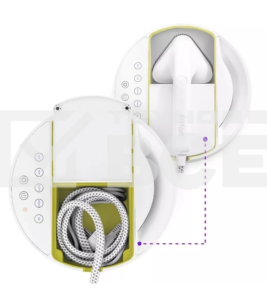 Отпариватель ручной Kitfort КТ-9110-2 2180 Вт белый/салатовый