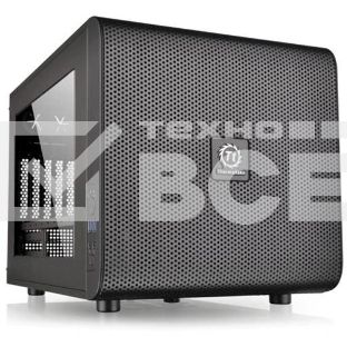 Компьютерный корпус Thermaltake Case Tt Core V21 CA-1D5-00S1WN-00 mATX/win/черный/USB 3.0/no PSU